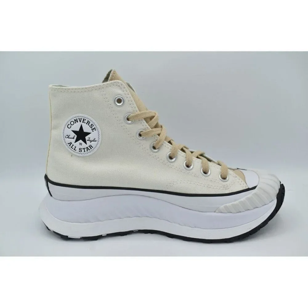 Converse Women Size 9.5 Chuck 70 Hi AT-CX Colorblock Egret Oat Milk Casual Shoes